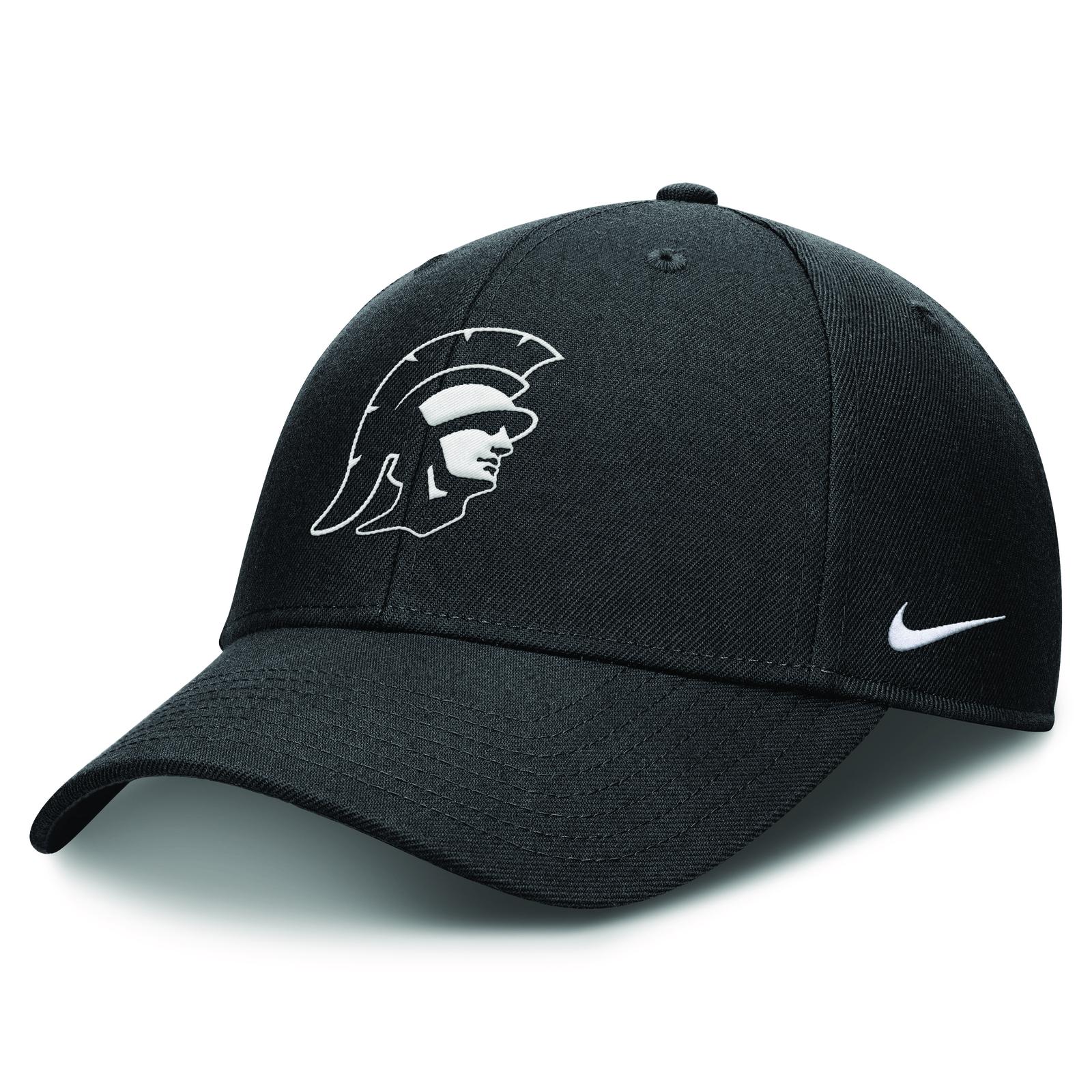 USC Trojans Nike Black Tommy Head Club Structured Adjustable Hat 1
